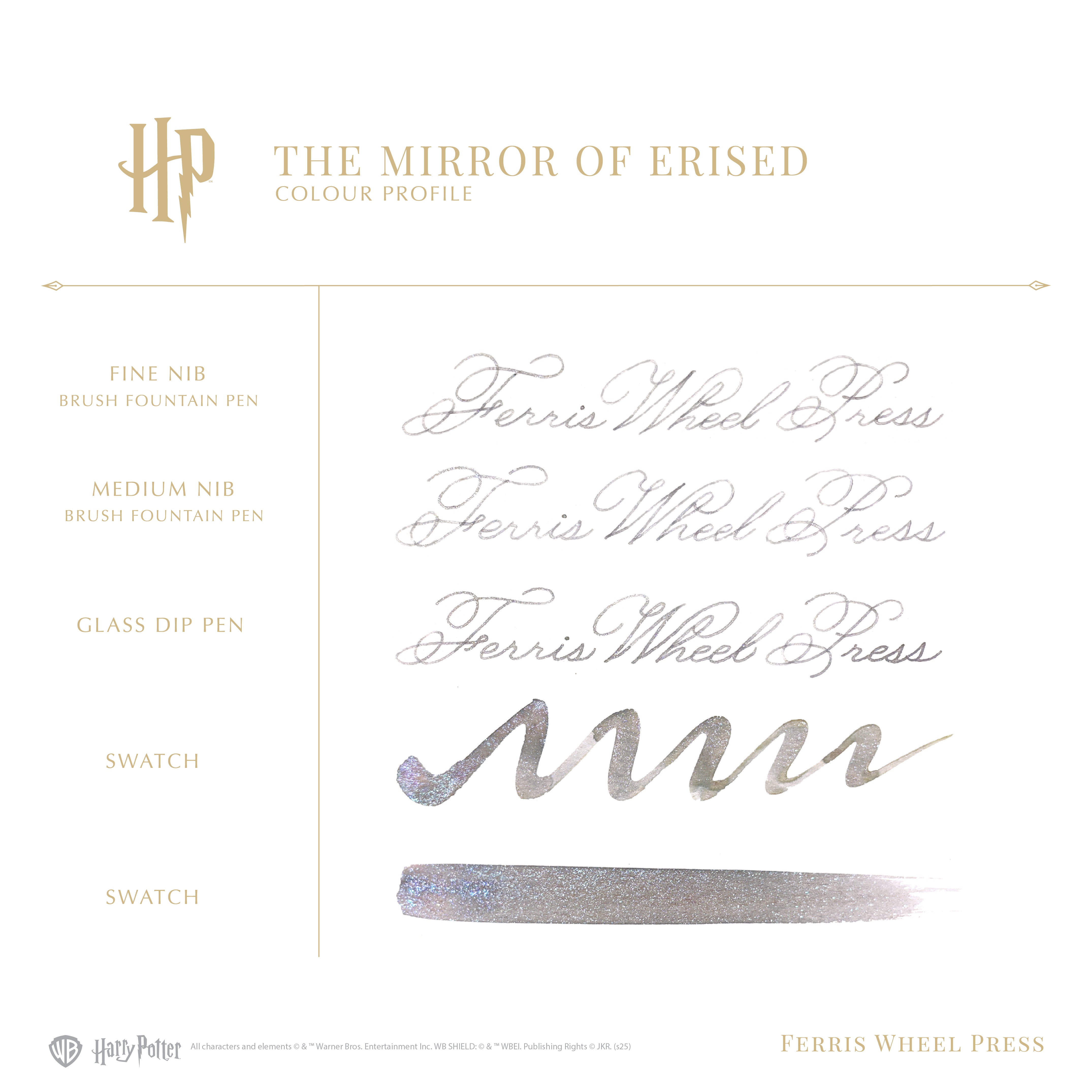 Warner Bros. | Harry Potter | Property of Hogwarts™ 38ml Ink | Limited Edition | The Mirror of Erised