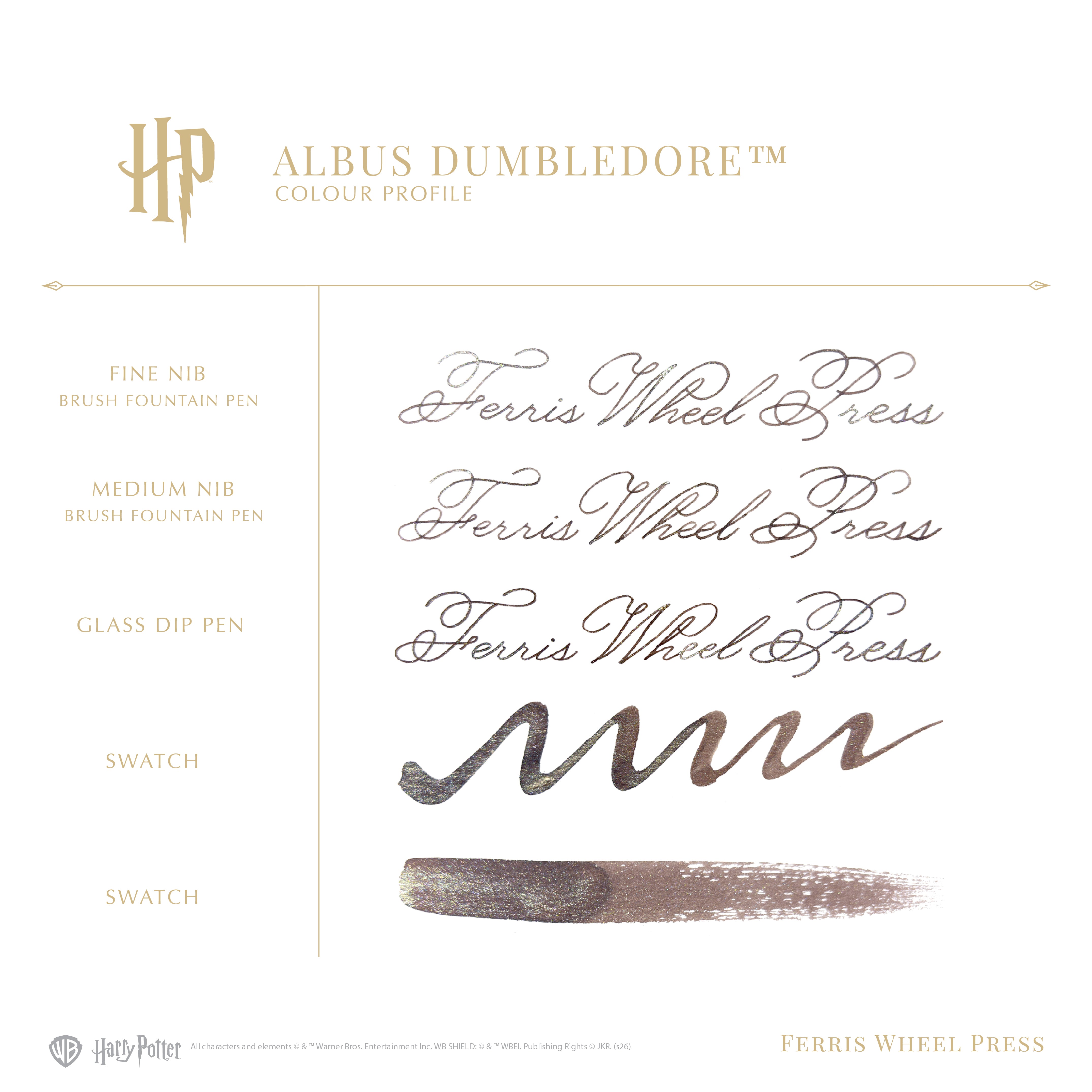 25 Years of Magic - Patronus Anniversary Collection | Limited Edition Masque Pen & Ink Set | Albus Dumbledore