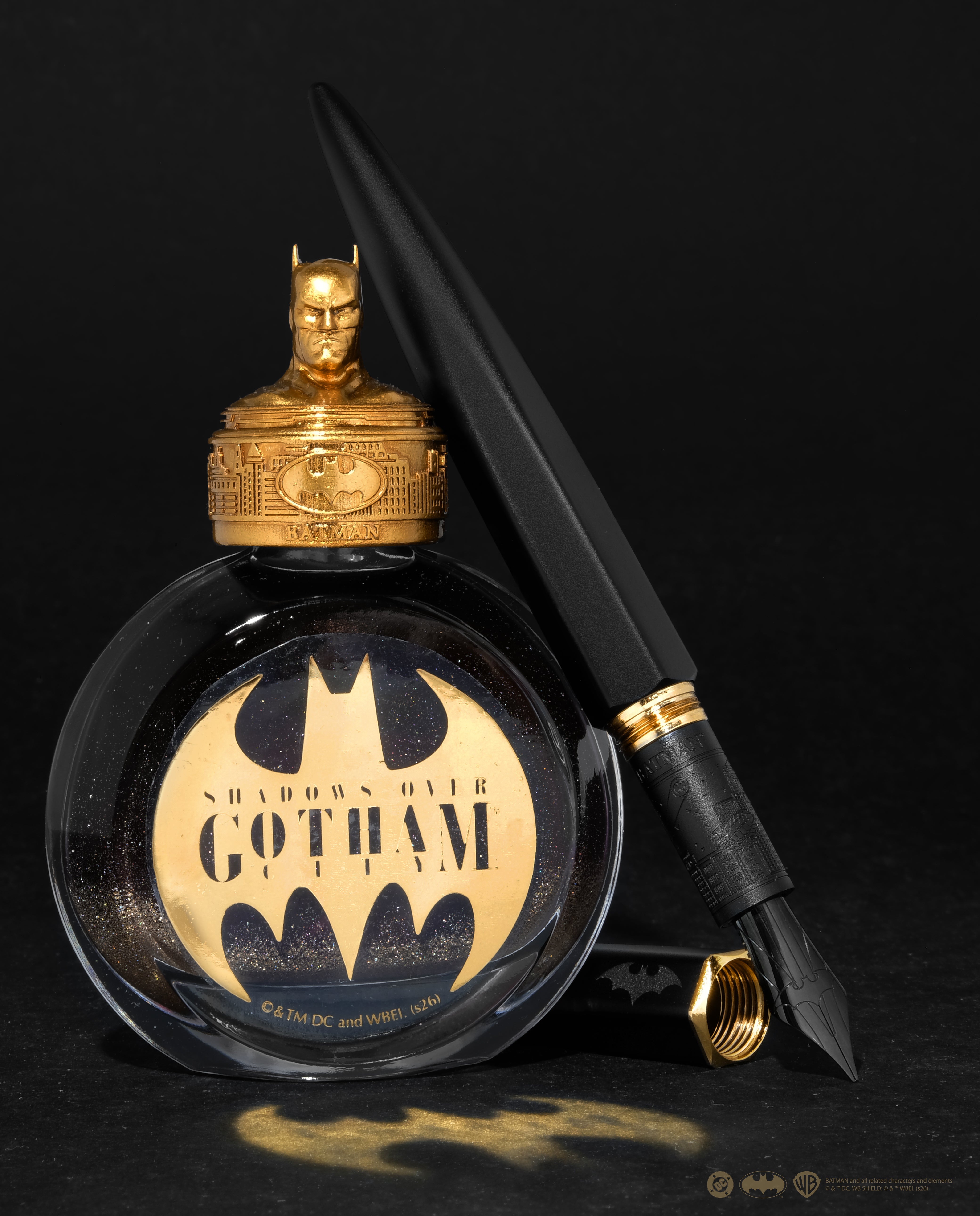 Shadows over Gotham City | Marquise Pen & Ink Set | Batman - Ferris Wheel Press EU
