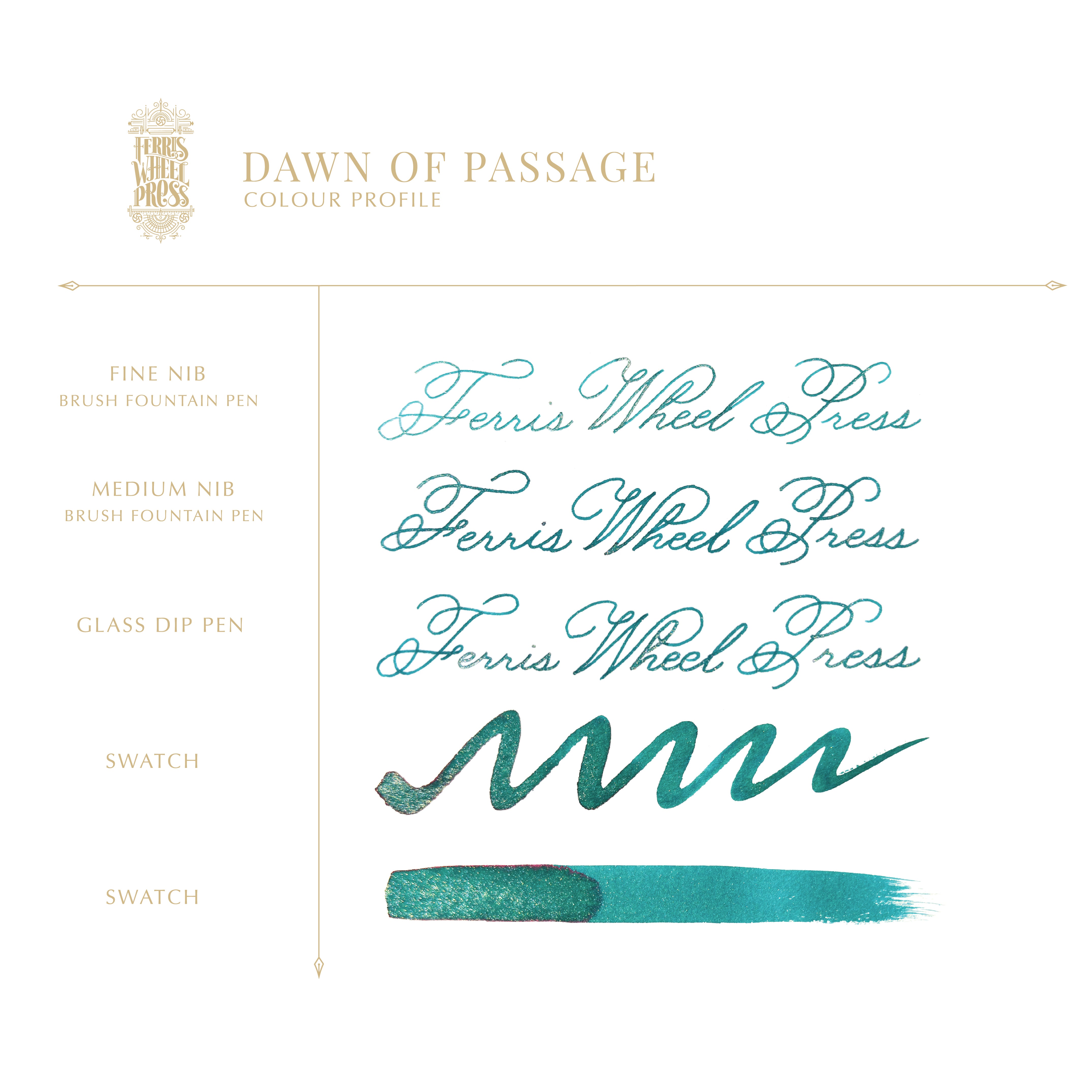 FerriTales | The Book of Knights Series | Dawn of Passage 85ml Ink - Ferris Wheel Press EU