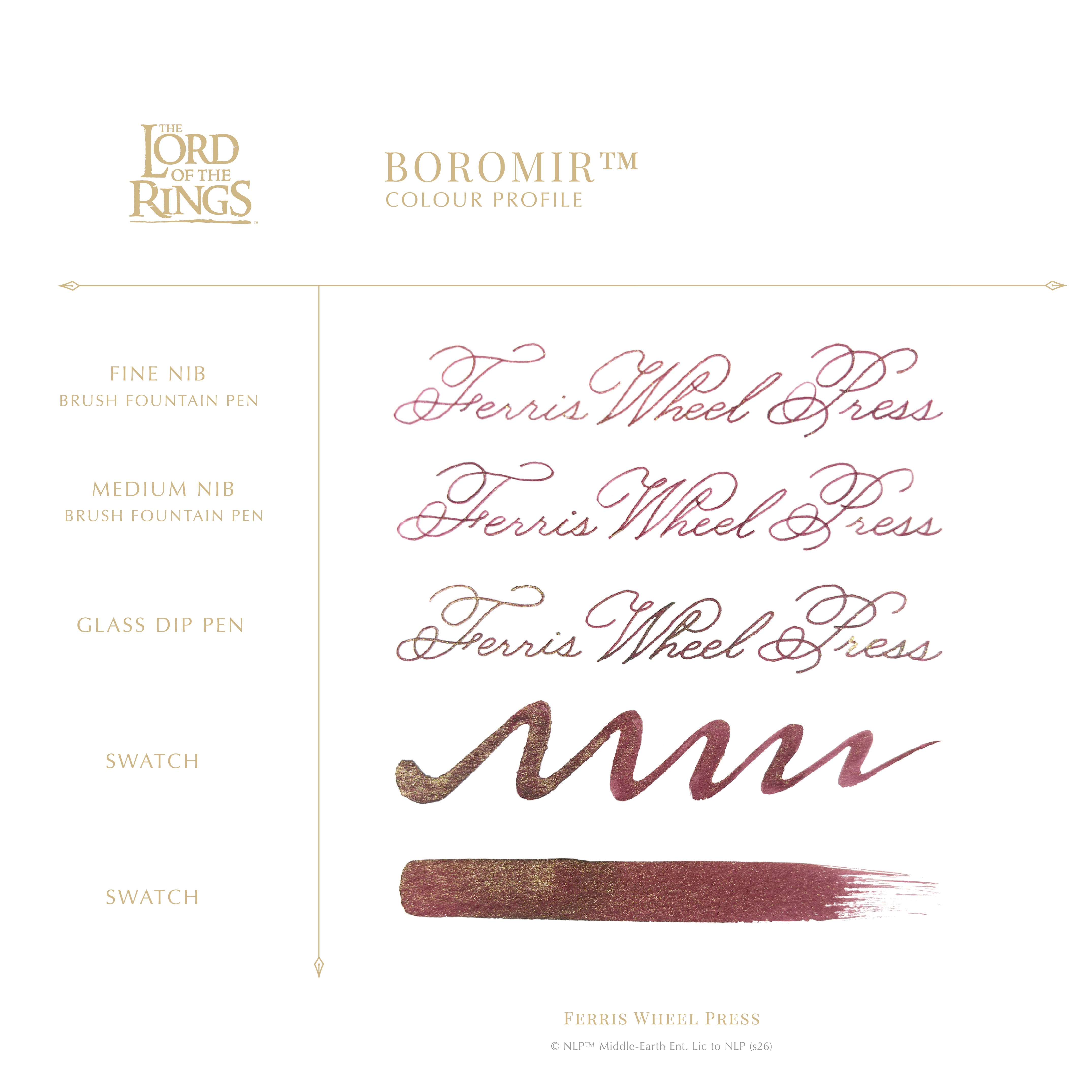 Warner Bros. | The Lord of the Rings 25th Anniversary | Boromir 38ml Ink
