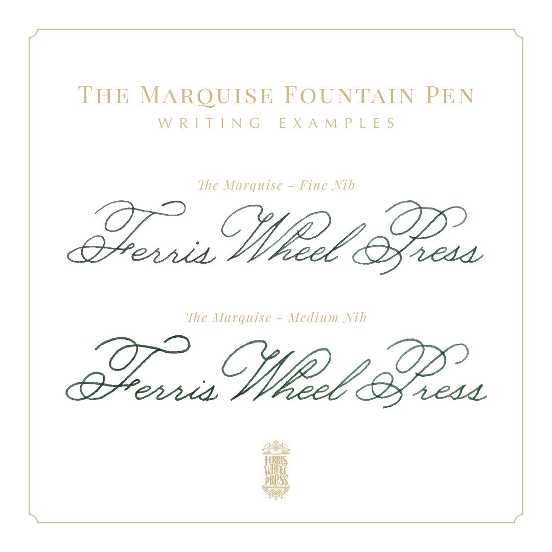 The Marquise Fountain Pen - Aubergine