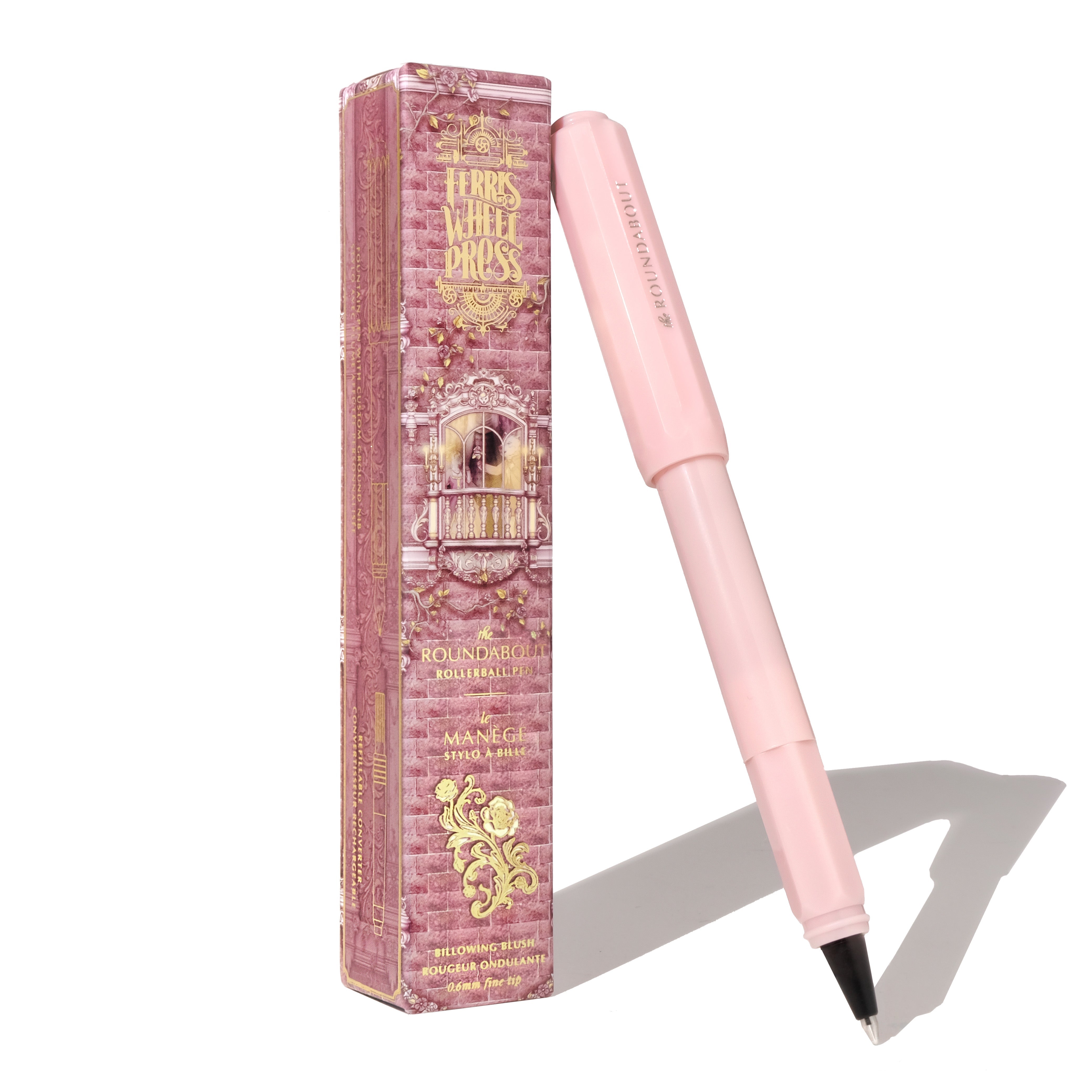 The Roundabout Rollerball Pen - Billowing Blush