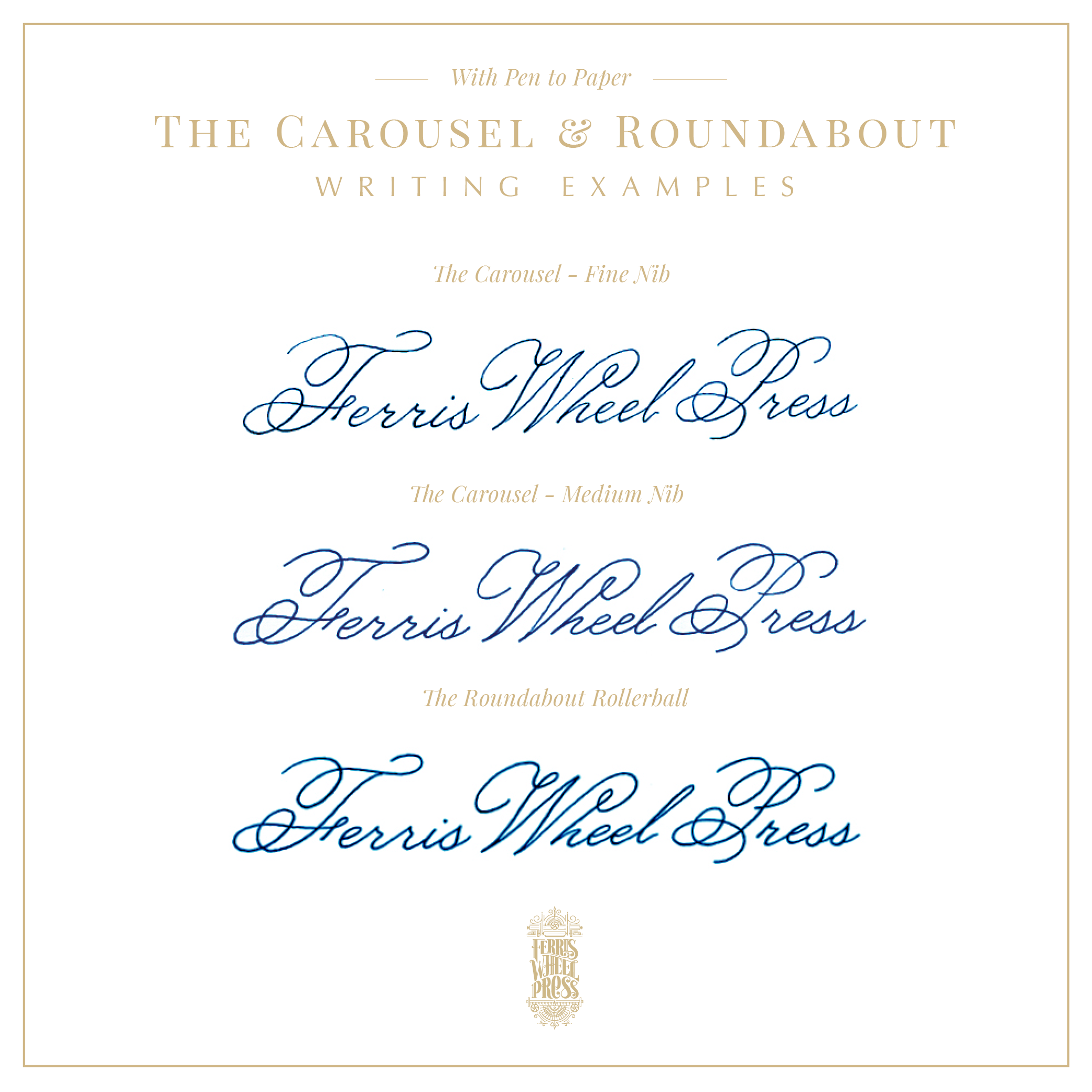 The Carousel Fountain Pen - Billowing Blush