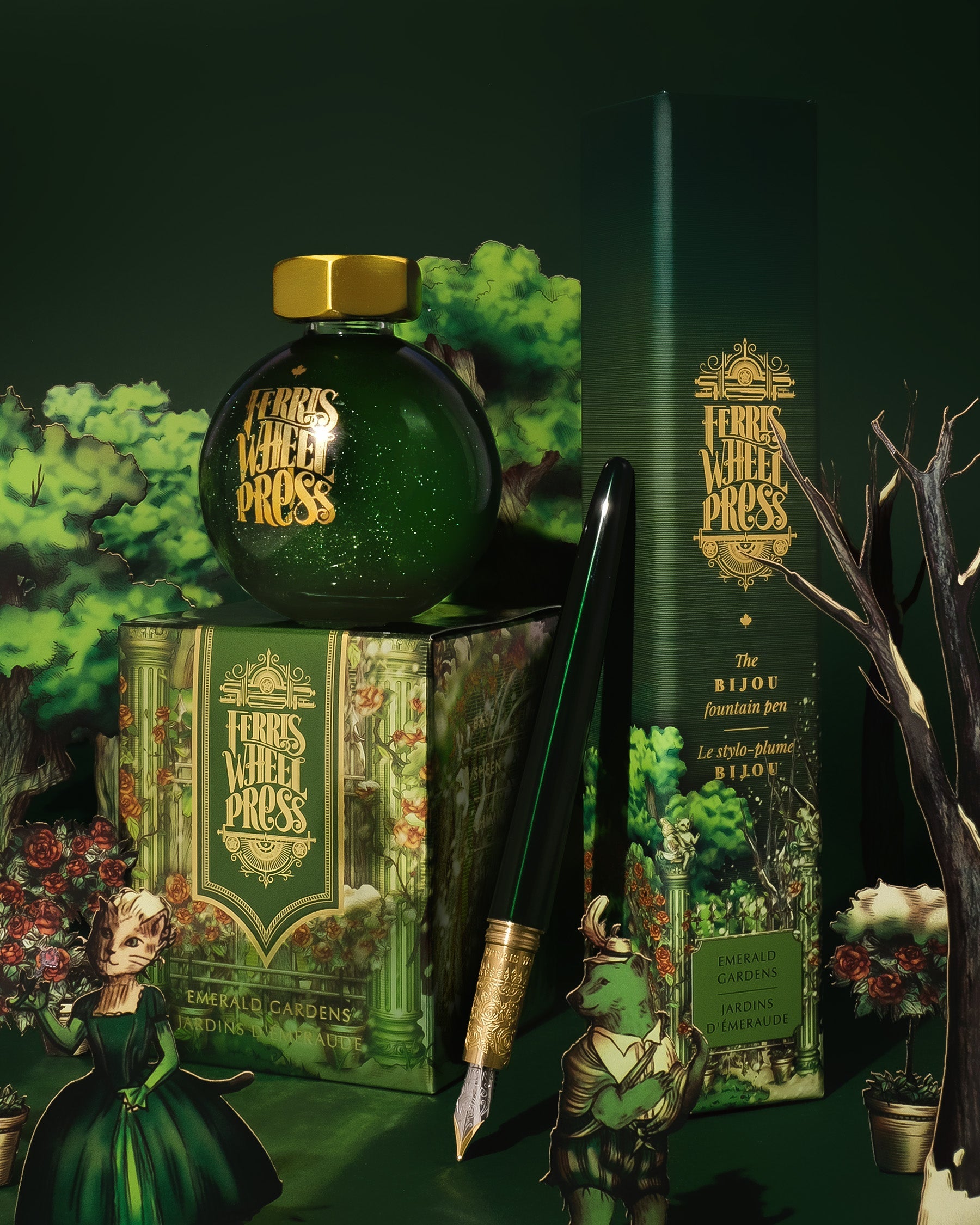 FerriTales | The Beauty and the Beast - Emerald Gardens Ink 85ml