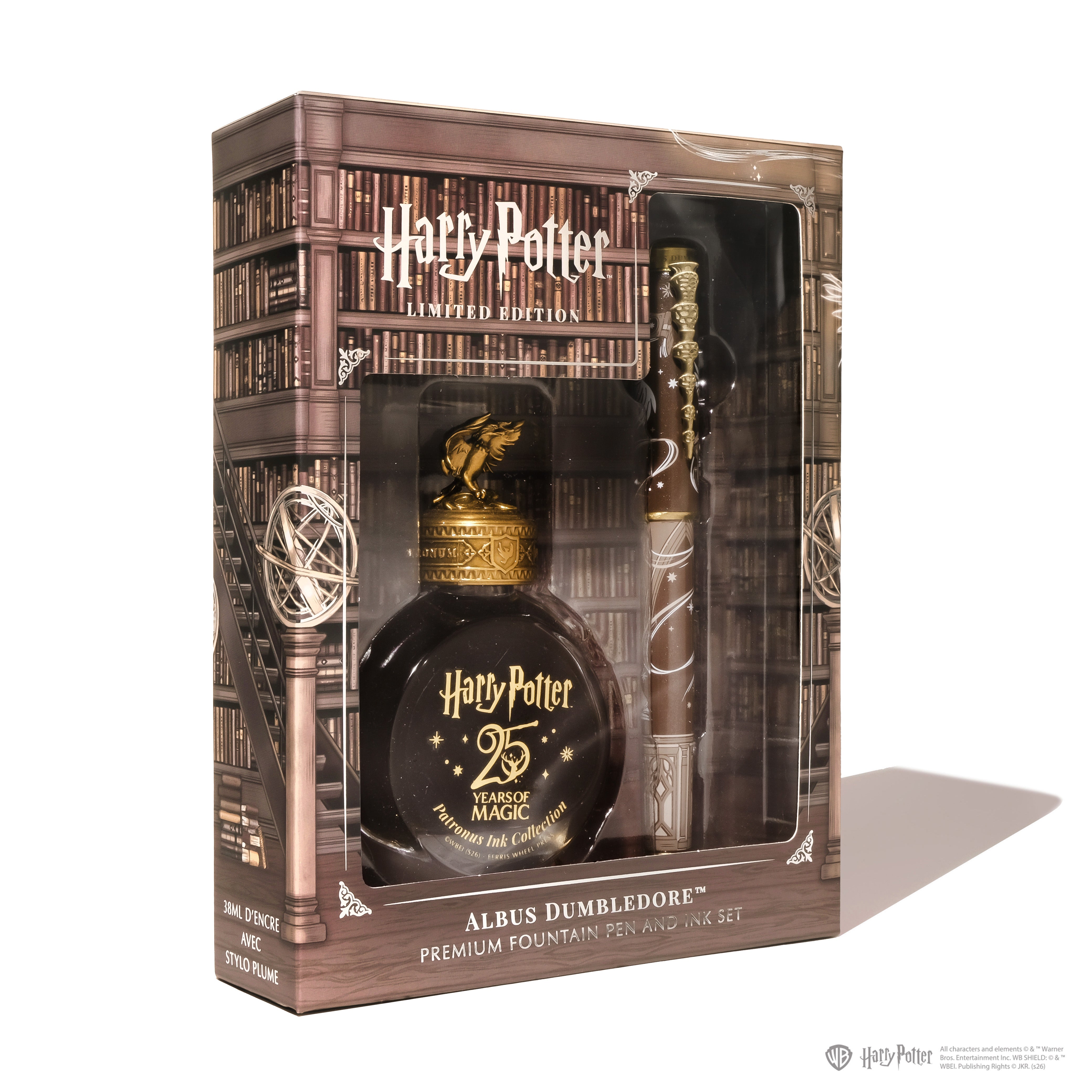 Warner Bros. | 25 Years of Magic - Patronus Anniversary Collection | Limited Edition Masque Pen & Ink Set | Albus Dumbledore