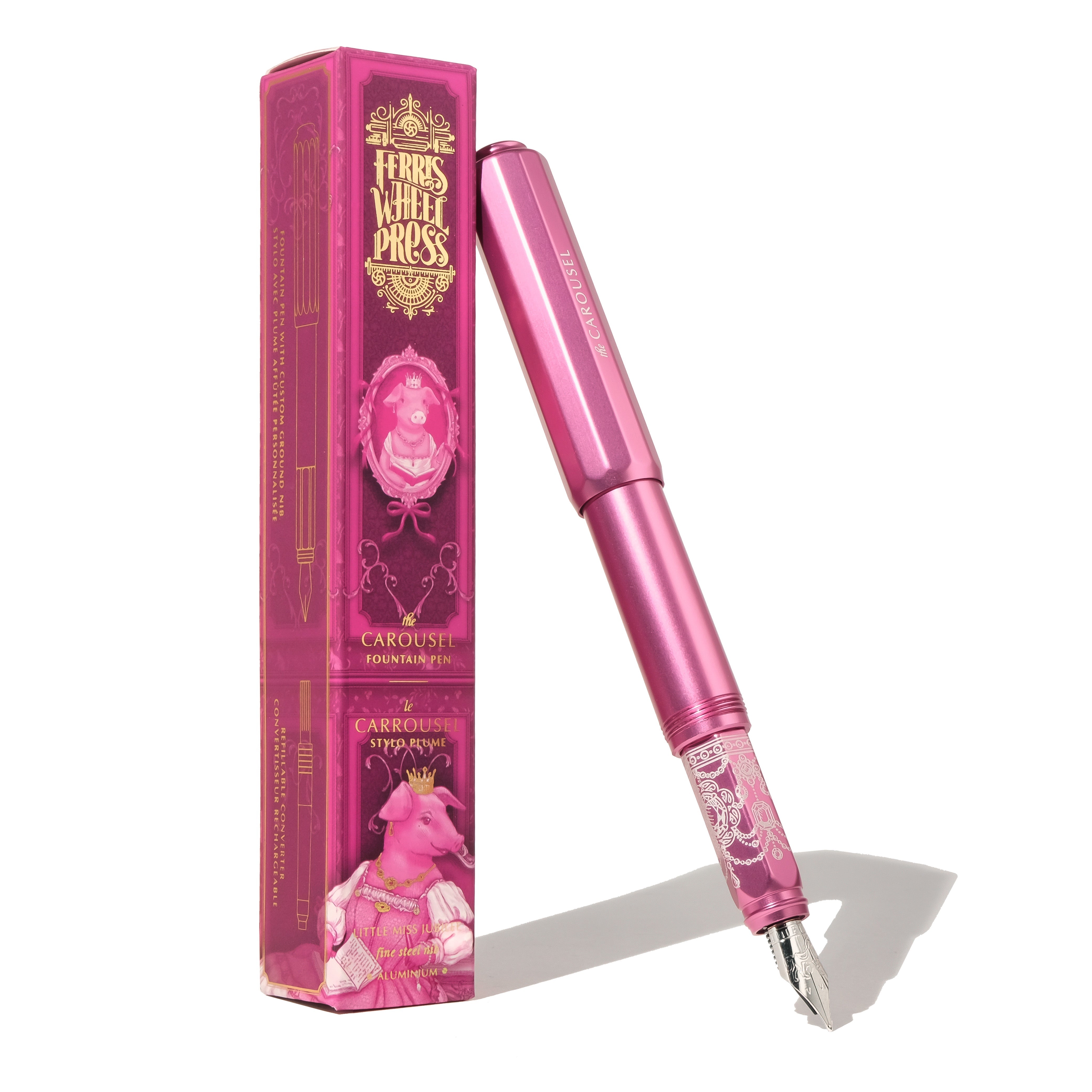 Honorary Edition | Aluminum Carousel Fountain Pen - Little Miss Jubilee