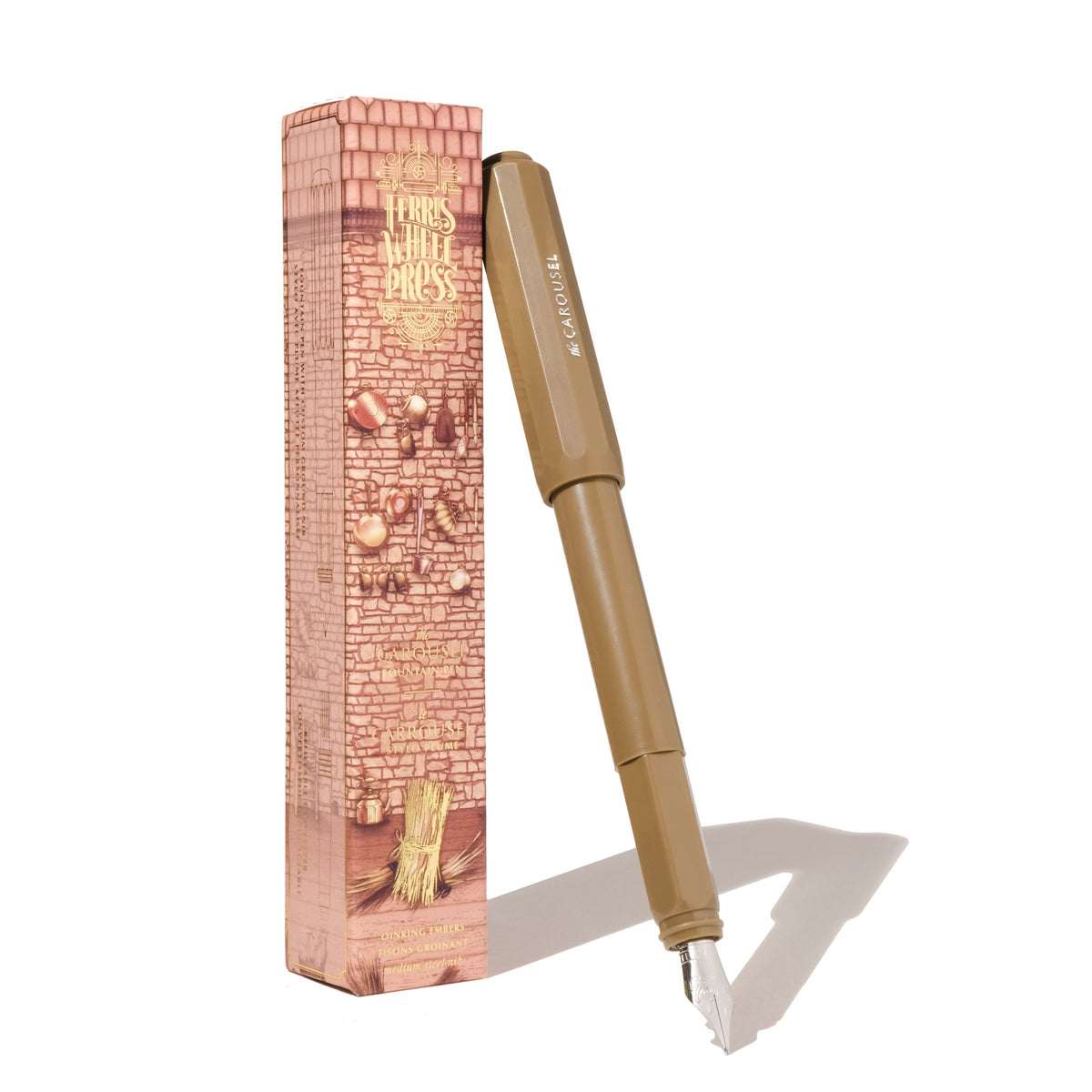 The Carousel Fountain Pen - Oinking Embers — Ferris Wheel Press EU