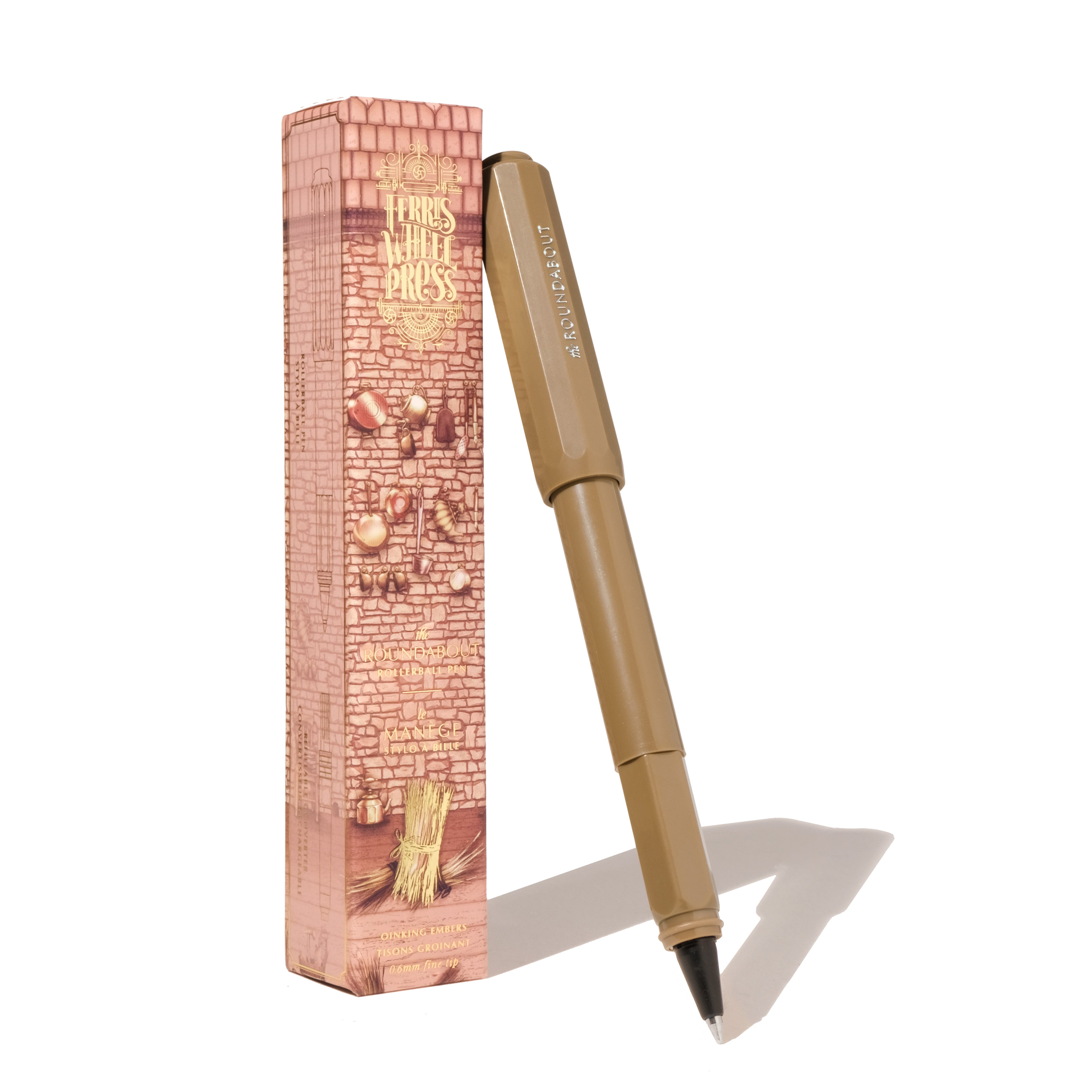 The Roundabout Rollerball Pen - Oinking Embers