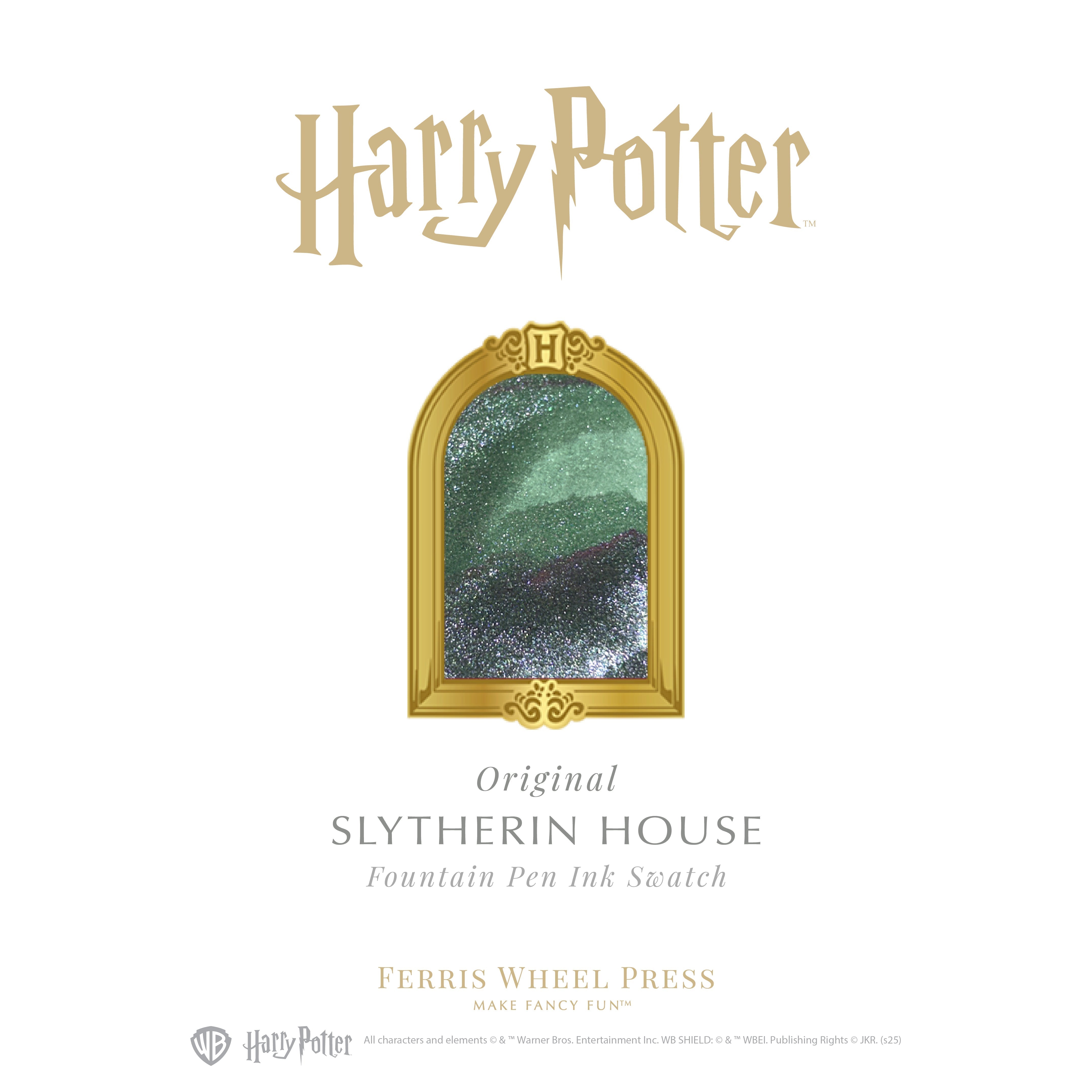 Warner Bros. | Harry Potter | Carousel Pen and Ink Set | Slytherin House
