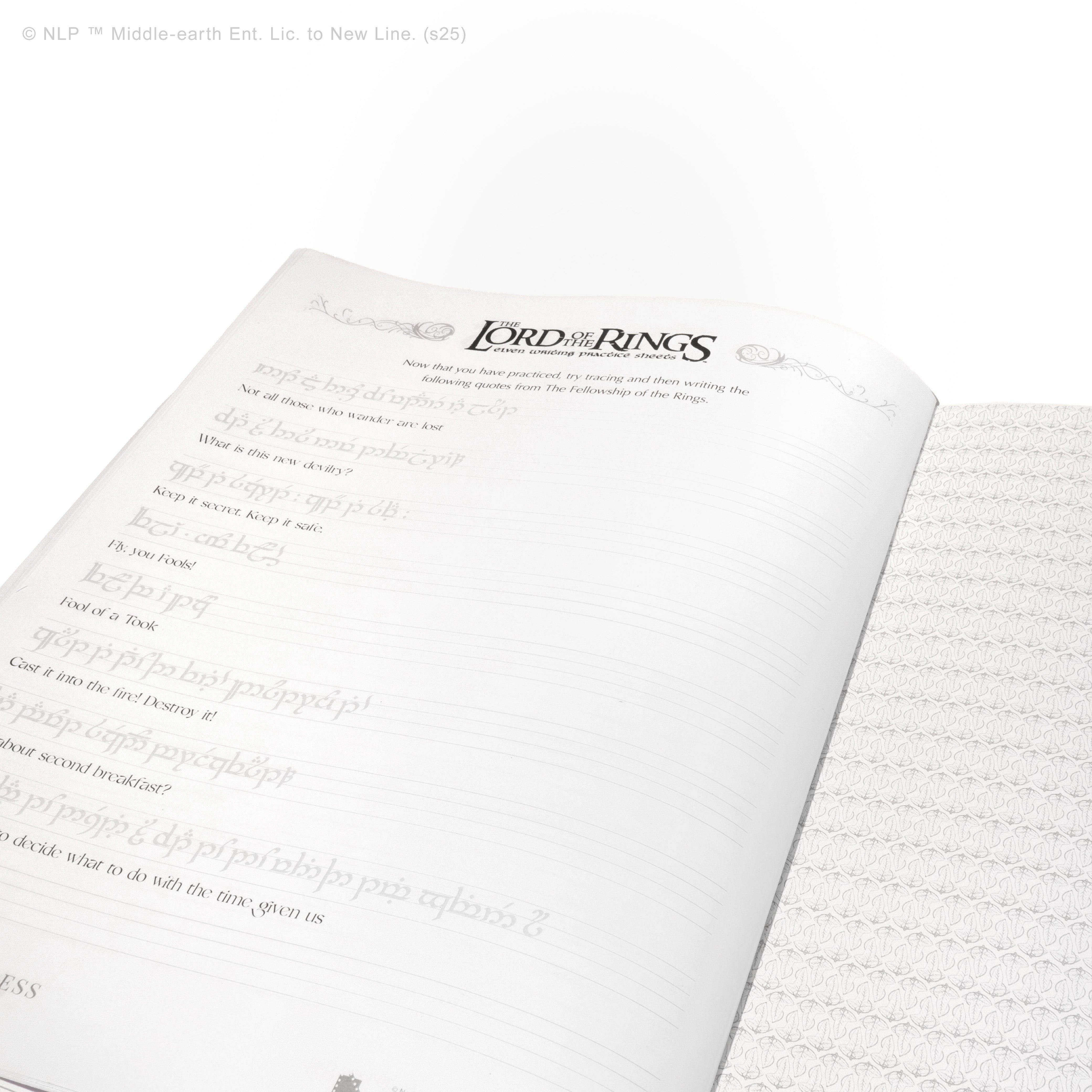 The Lord of the Rings Lettering Booklet (Physical) - Ferris Wheel Press EU