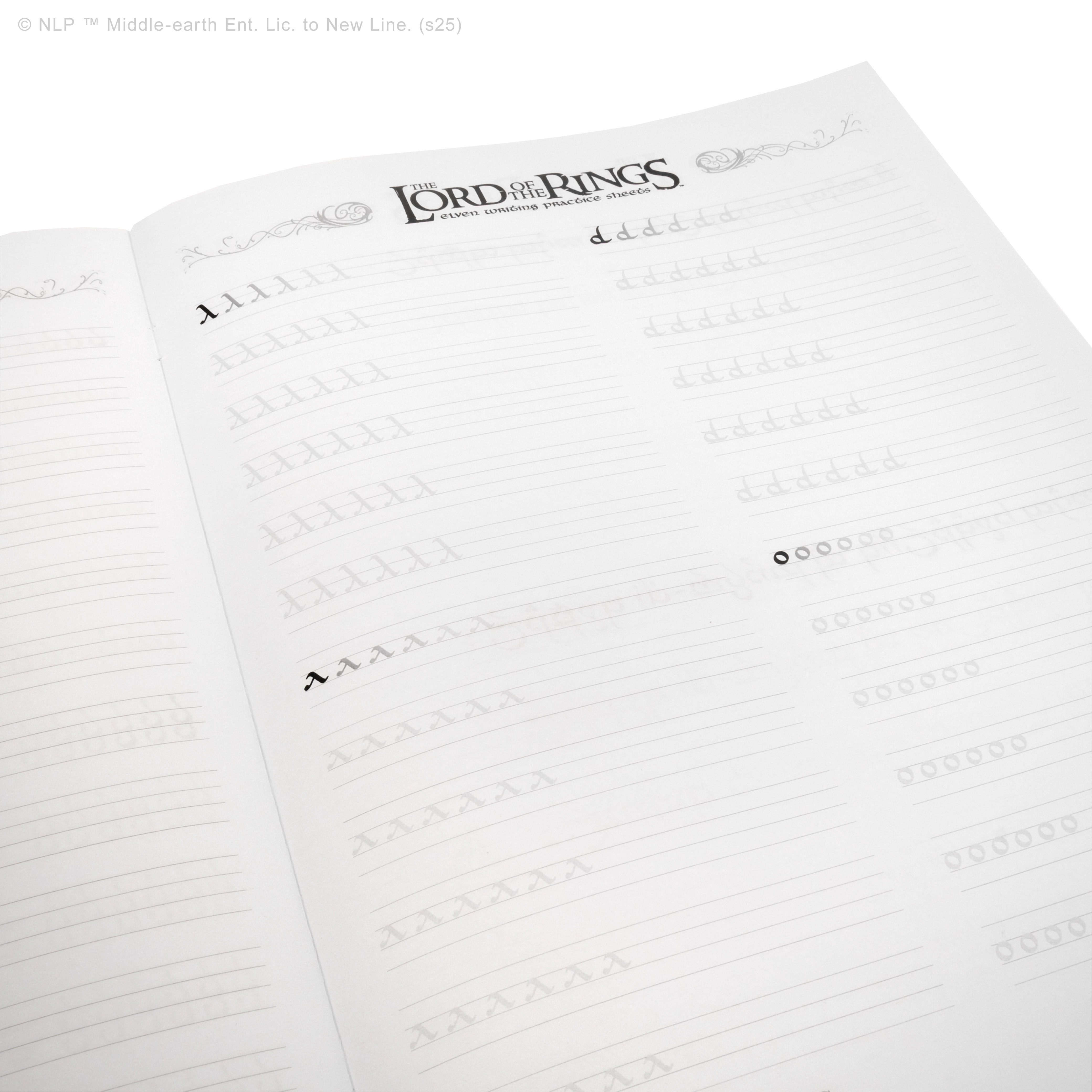 The Lord of the Rings Lettering Booklet (Physical) - Ferris Wheel Press EU