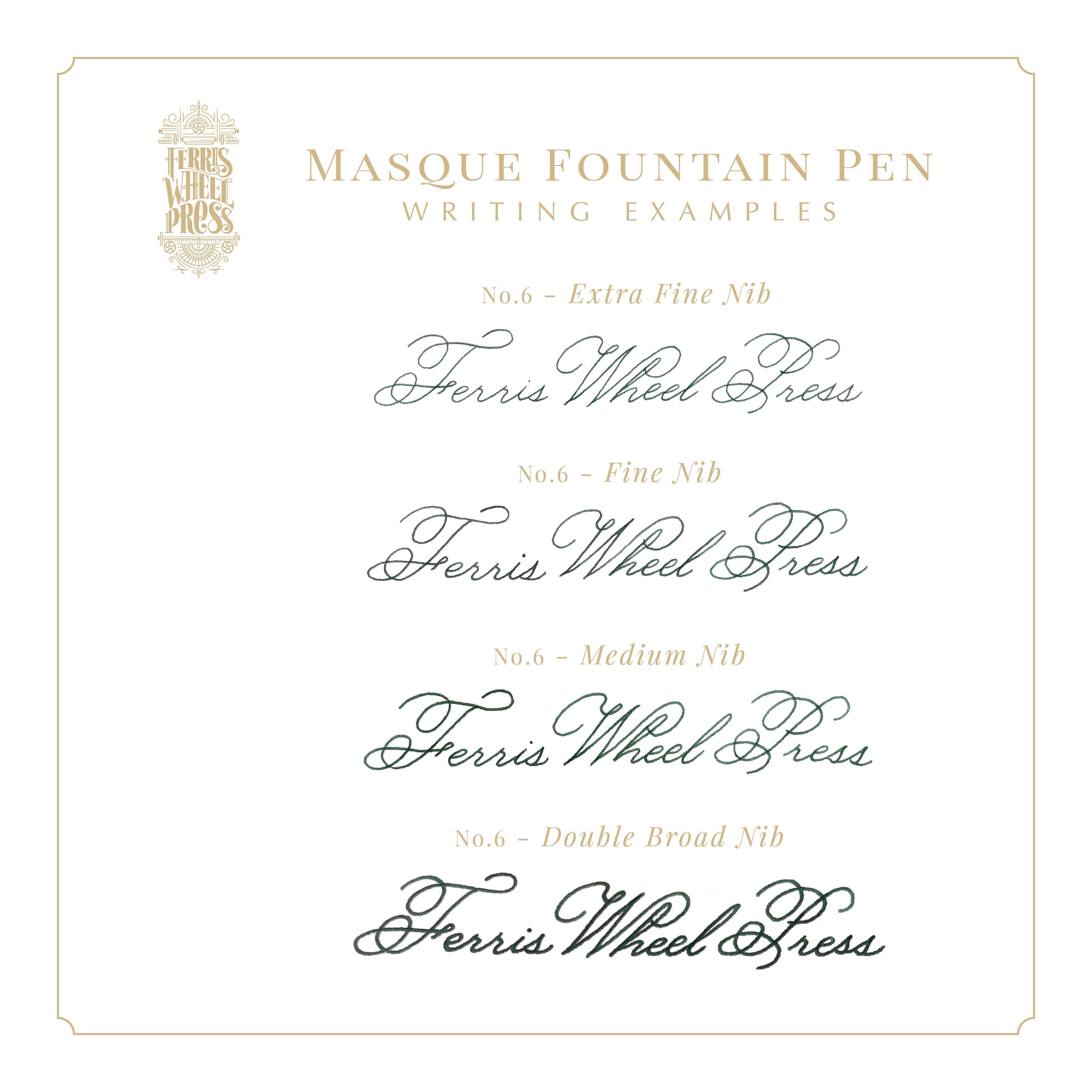 The Masque Pen & Ink Set - Blue